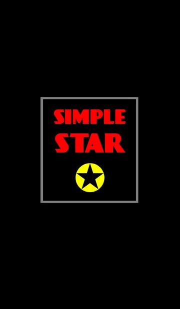 [LINE着せ替え] シンプルスター NO3 01の画像1