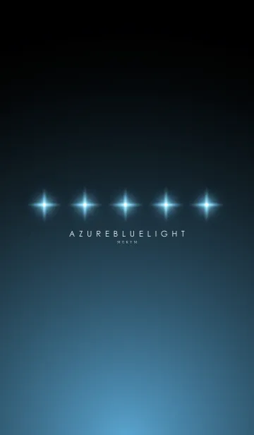 [LINE着せ替え] AZURE BLUE STARLIGHTの画像1