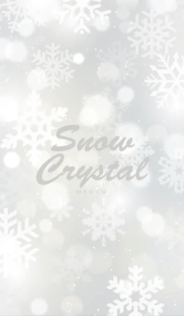 [LINE着せ替え] -Snow Crystal- MEKYM 21の画像1