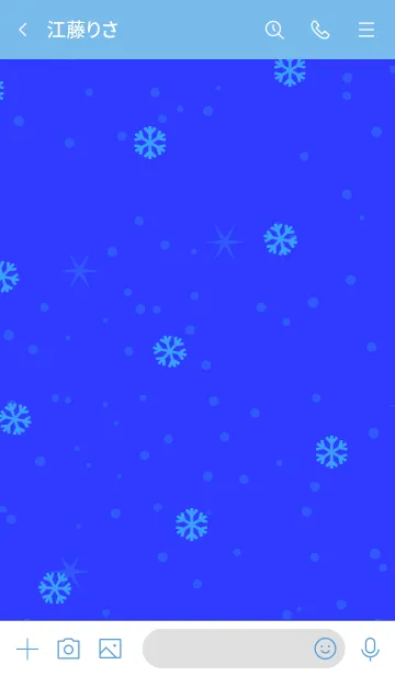 [LINE着せ替え] ザ・スノー 014の画像3