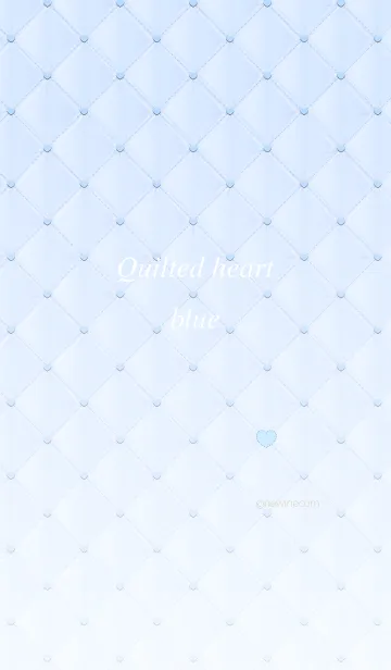 Quilted heart blueの着せ替えメイン画像