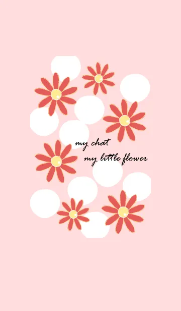 [LINE着せ替え] My chat my little flower 39の画像1