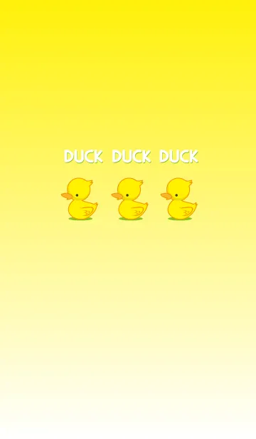 [LINE着せ替え] Duck×3 三匹のアヒルちゃんの画像1