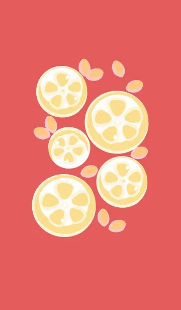 [LINE着せ替え] Sliced lemon theme 62の画像1
