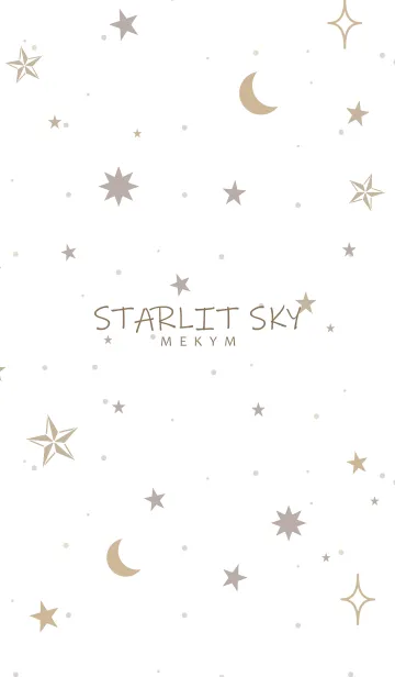 [LINE着せ替え] SIMPLE STARLIT SKY - MEKYM - 4の画像1