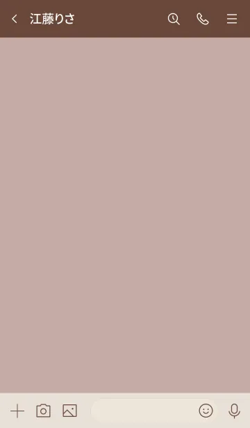 [LINE着せ替え] 大人のシンプルハート =rosebrown beige=の画像3