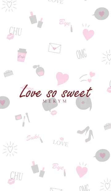 [LINE着せ替え] Love so sweet 32 -MEKYM-の画像1