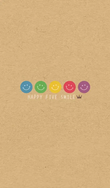 [LINE着せ替え] -HAPPY FIVE SMILE- CROWN 17の画像1
