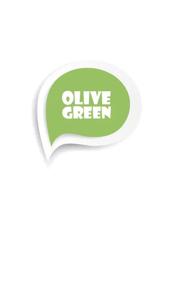 [LINE着せ替え] Olive Green Button In White V.2 (JP)の画像1