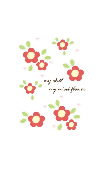 [LINE着せ替え] My chat my mini flower 29の画像1