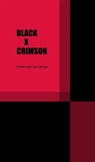 [LINE着せ替え] BLACK X CRIMSONの画像1