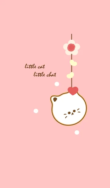 [LINE着せ替え] little cat with little heart 44の画像1