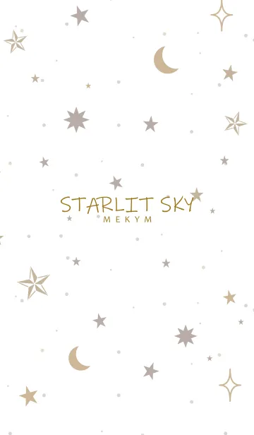 [LINE着せ替え] SIMPLE STARLIT SKY - MEKYM - 5の画像1