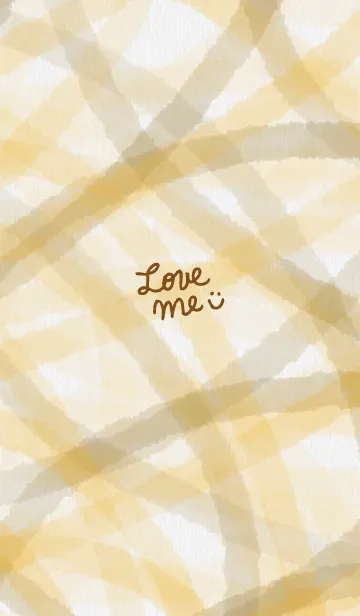 [LINE着せ替え] 水彩 ベージュ ブラウン4の画像1