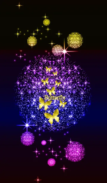 [LINE着せ替え] 幸運を呼び込む八蝶*105の画像1