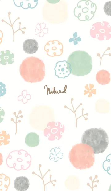 [LINE着せ替え] 冬支度 花2の画像1