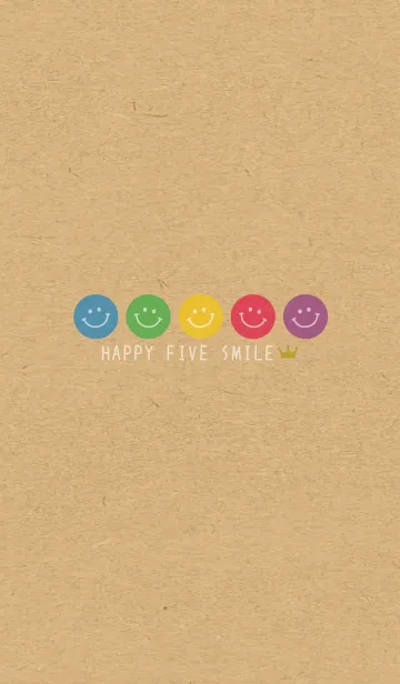 [LINE着せ替え] -HAPPY FIVE SMILE- CROWN 19の画像1