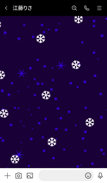 [LINE着せ替え] ザ・スノー 016の画像3