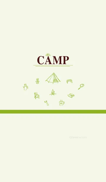 [LINE着せ替え] CAMP leaf greenの画像1