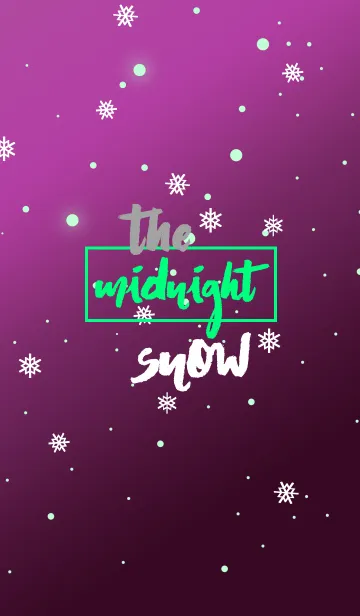 [LINE着せ替え] ザ ミッドナイト スノー 5の画像1