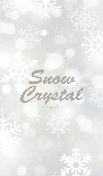 [LINE着せ替え] -Snow Crystal- MEKYM 22の画像1