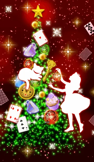 [LINE着せ替え] アリスの不思議なクリスマス★の画像1