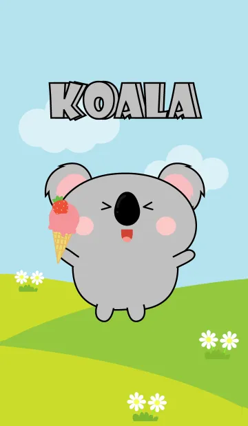 [LINE着せ替え] Love Lovely Koala Theme (JP)の画像1