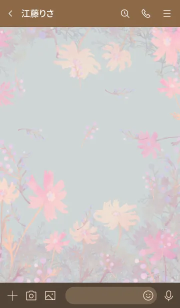 [LINE着せ替え] Melancholic Flowers 19の画像3