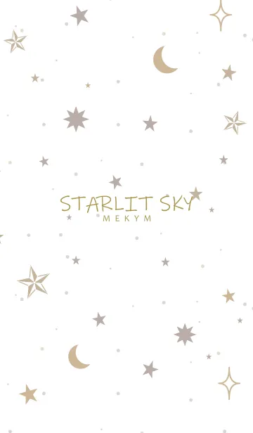 [LINE着せ替え] SIMPLE STARLIT SKY - MEKYM - 6の画像1
