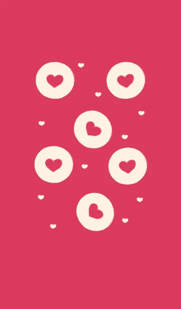 [LINE着せ替え] lovely mini heart 137の画像1