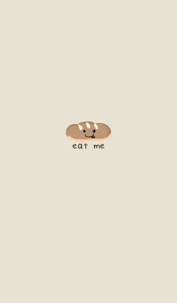 [LINE着せ替え] コッペパン「eat me」の画像1