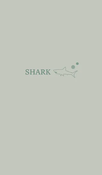 [LINE着せ替え] SHARK -dusty green-の画像1