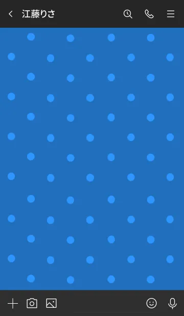 [LINE着せ替え] シンプル ドット 038の画像3