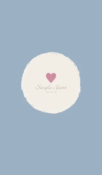 -Simple Heart Blue- MEKYM 9の着せ替えメイン画像