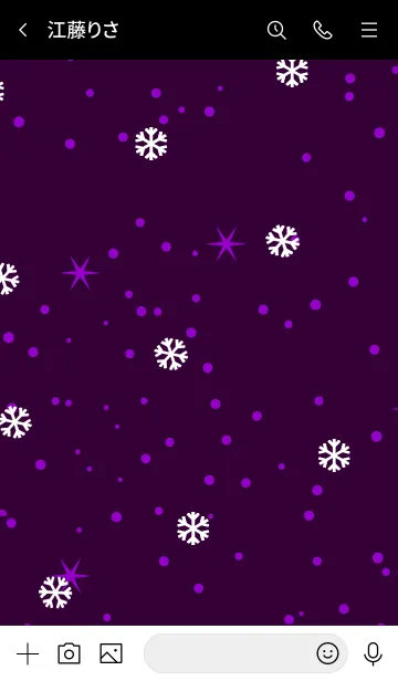 [LINE着せ替え] ザ・スノー 017の画像3