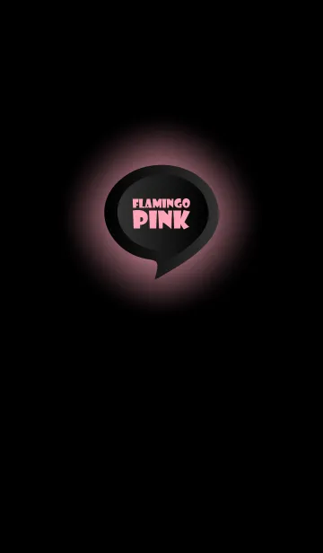 [LINE着せ替え] Flamingo Pink Button In Black V.4 (JP)の画像1