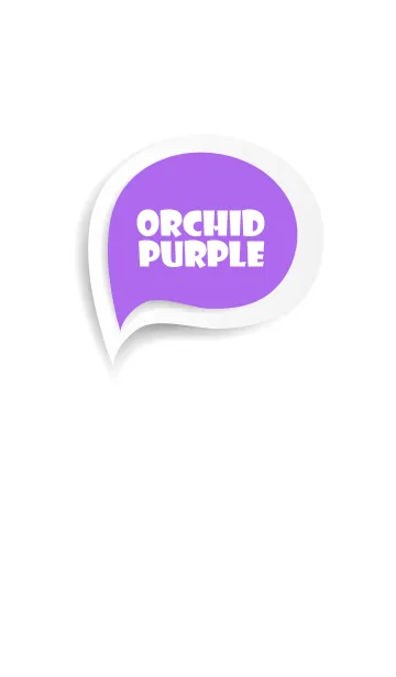 [LINE着せ替え] Orchid Purple Button In White V.2 (JP)の画像1