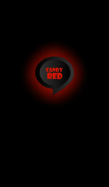 [LINE着せ替え] Candy Red Button In Black V.4 (JP)の画像1