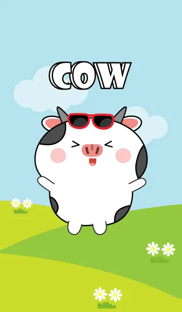 [LINE着せ替え] Love Lovely Cow Theme (JP)の画像1