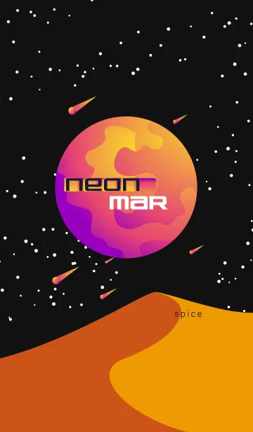 [LINE着せ替え] Neon Mar : Spiceの画像1