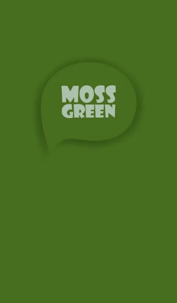 [LINE着せ替え] Love Moss Green Button Theme Vr.3 (JP)の画像1