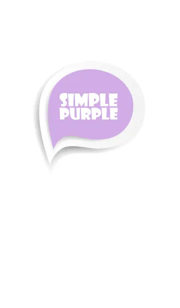 [LINE着せ替え] Purple Button In White V.2 (JP)の画像1