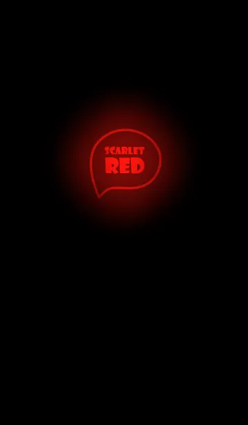 [LINE着せ替え] Scarlet Red Neon Theme Vr.5 (JP)の画像1