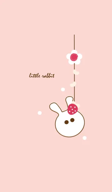 [LINE着せ替え] little rabbit with little strawberry 57の画像1