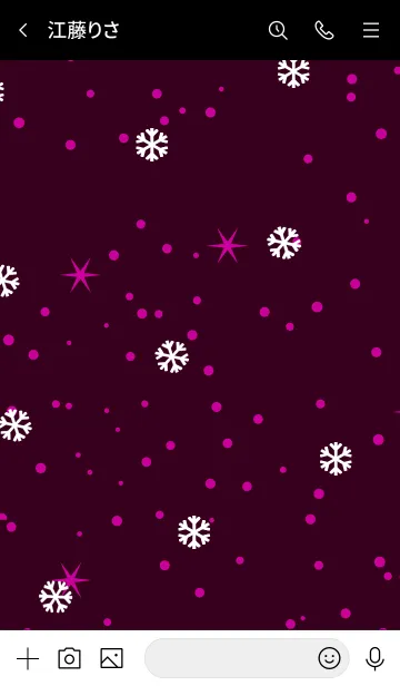 [LINE着せ替え] ザ・スノー 018の画像3