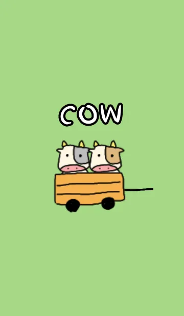 [LINE着せ替え] 牛のきせかえの画像1