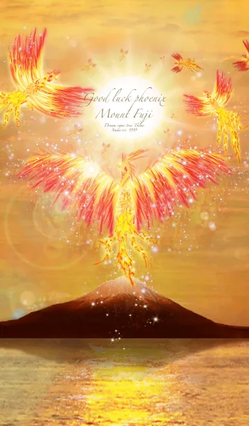 [LINE着せ替え] 運気最強鳳 富士山太陽の画像1