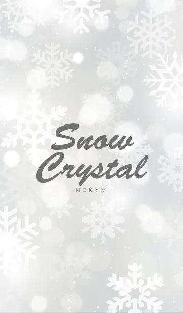 [LINE着せ替え] -Snow Crystal- MEKYM 23の画像1