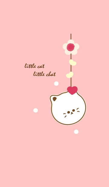 [LINE着せ替え] little cat with little heart 45の画像1