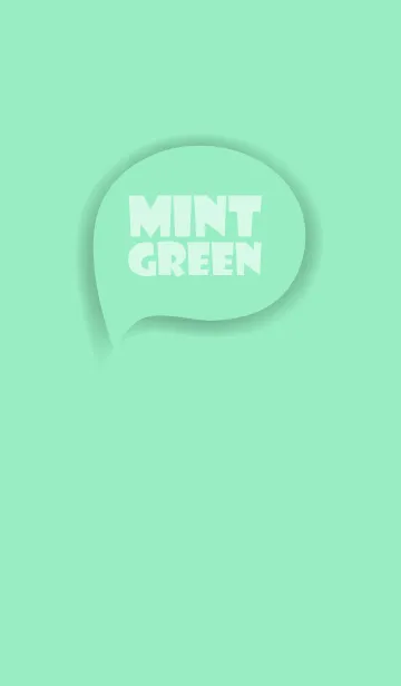 [LINE着せ替え] Love Mint Green Button Theme Vr.3 (JP)の画像1